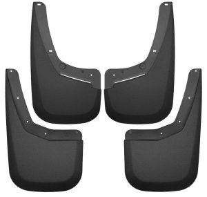 Chevrolet Silverado 2500HD Mud Guards - Front + Rear - Husky Liners - FormFit Design - Black - `07-`14